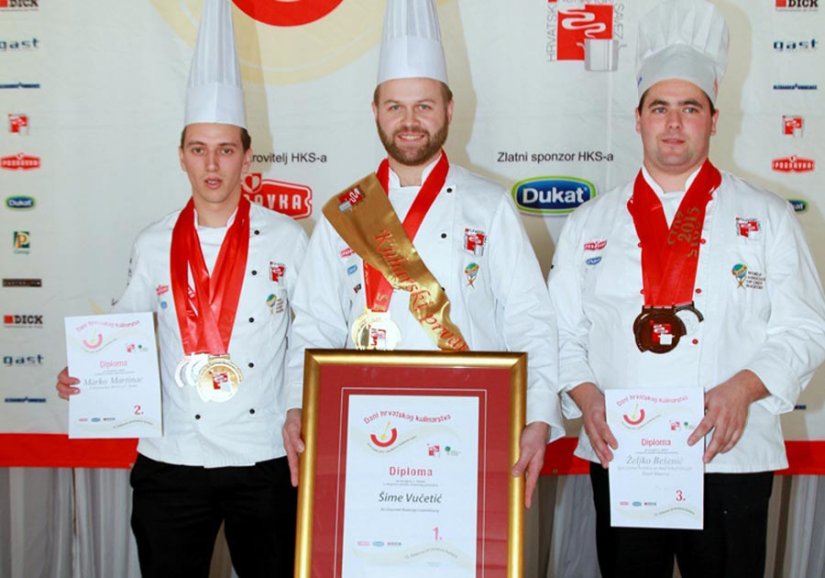 Željko Bešenić iz hotela Minerva treći na 12. Državnom prvenstvu kuhara