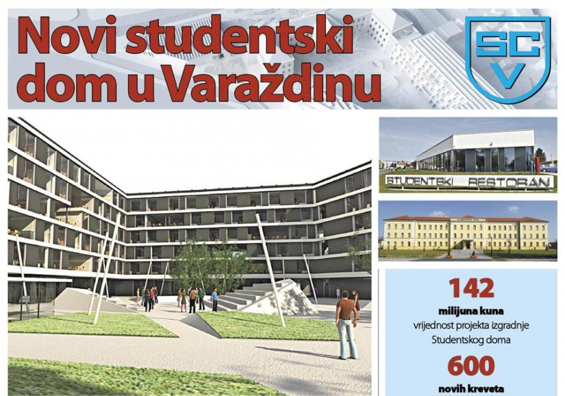 Poseban prilog o novom studentskom domu u Varaždinu