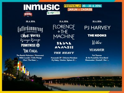 INmusic festival objavio satnicu i niz domaćih pojačanja programu
