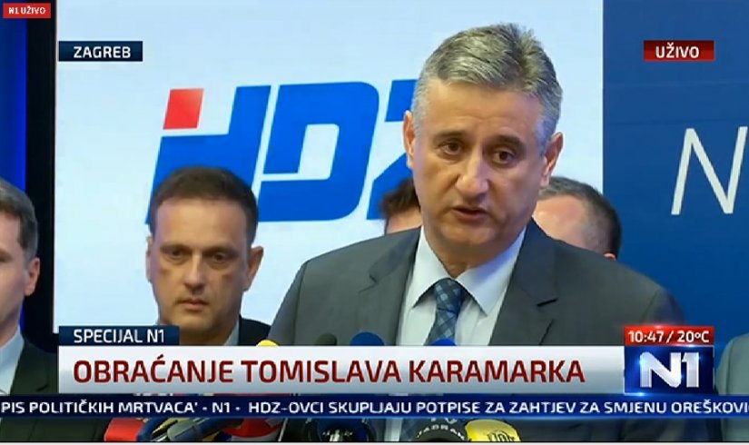 Karamarko: Danas pokrećemo postupak opoziva premijera Oreškovića