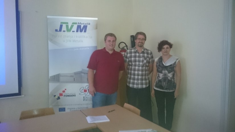 U projektu „Porast znanja i kvalifikacija u JVM Metalik“ sudjelovalo 15 zaposlenika
