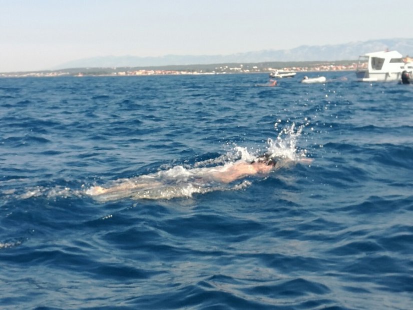 Karlo Rosenthal uspješno preplivao 44. Plivački maraton Zadar – Preko