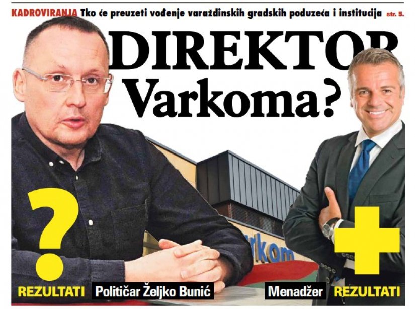 KADROVIRANJA Tko će biti novi direktor Varkoma: dokazani menadžer ili opet – političar?