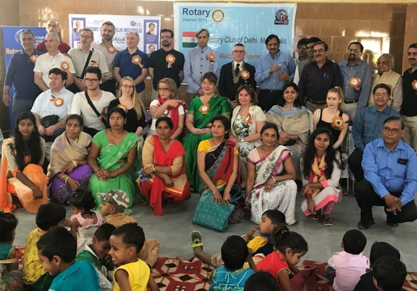 Varaždinski i indijski rotarijanci u Indiji otvorili razred za djecu