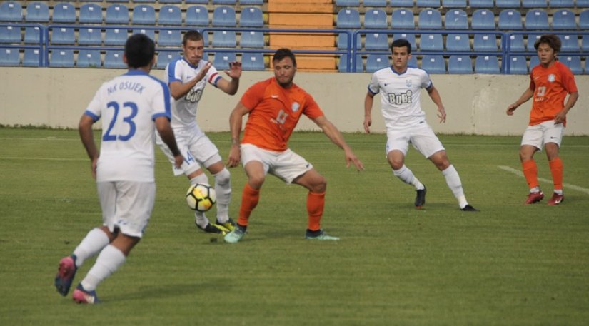 Leon Benko postigao je treći gol za varaždinsku momčad na današnjem prvom susretu s drugom momčadi Osijeka
