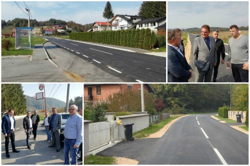 Čačić obišao obnovljene dionice županijskih prometnica, vrijednost radova 2,5 milijuna kuna