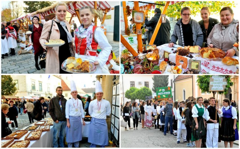 FOTO: Fini kruh, razna peciva i kolači privukli brojne na Županijsku smotru