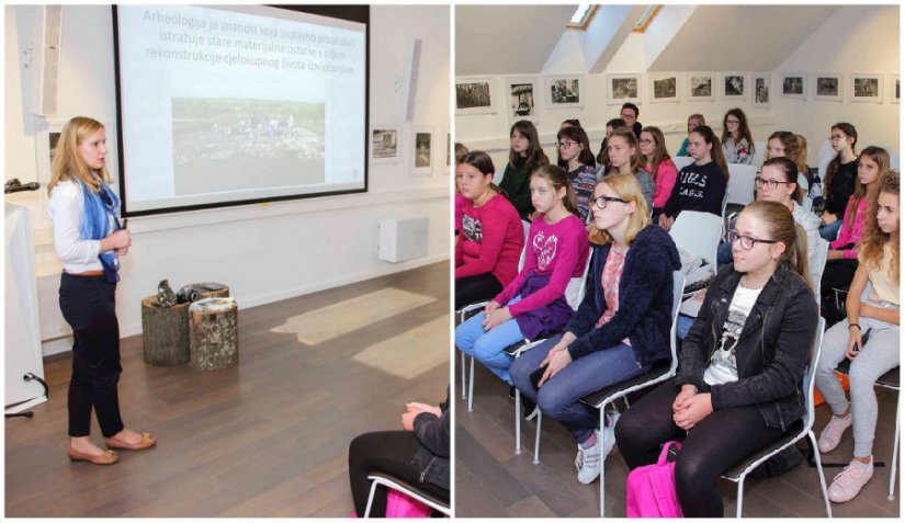 Mladi arheolozi iz ivanečke osnovne škole posjetili Muzej planinarstva Ivanec