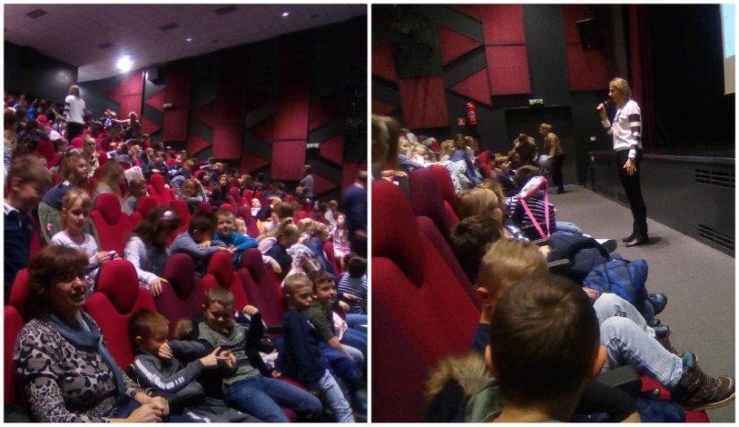 Niži i viši razredi topličke škole na filmskim projekcijama u Novom Marofu