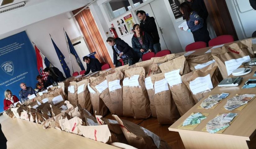 Varaždinska policija zaplijenila gotovo 500 kg droge!