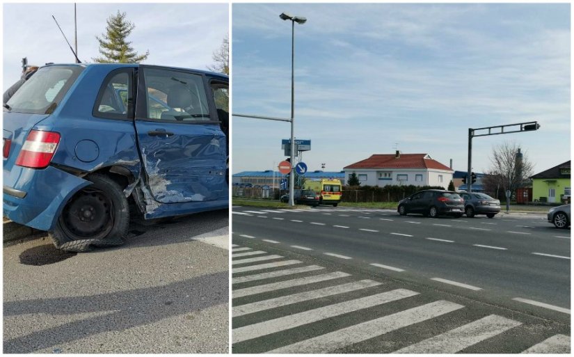 Prometna nesreća kod semafora u Turčinu