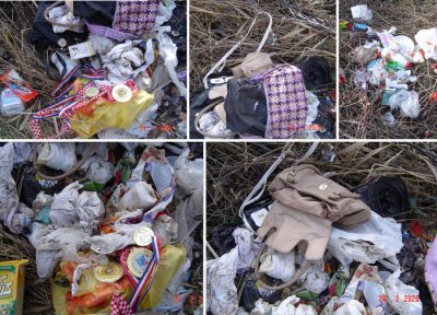Još jedan slučaj smeća bačenog u okoliš – među pelenama bačene i medalje