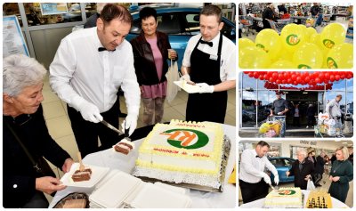 KTC Varaždin slavi 14. rođendan: kupce dočekala torta, šampanjac i prigodne degustacije