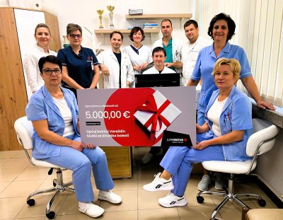 SUPERNOVA VARAŽDIN Trgovački centar donirao 5.000 eura Općoj bolnici Varaždin