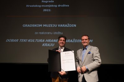 Gradskom muzeju Varaždin godišnja nagrada Hrvatskog muzejskog društva
