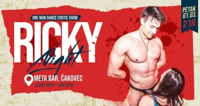 Ricky - Erotic One Man Show dolazi u Čakovec povodom Dan žena