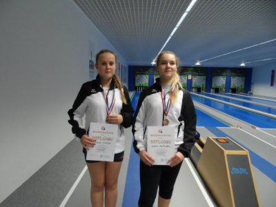 Ivona Vincek bila je srebrna, a Mirna Petrinec brončana (desno)