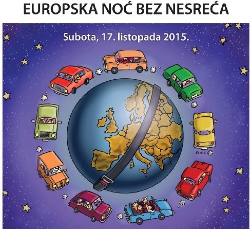 Europska noć bez nesreća u subotu u Varaždinu