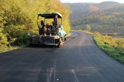 Novi asfalt na županijskoj cesti prema Bednjici