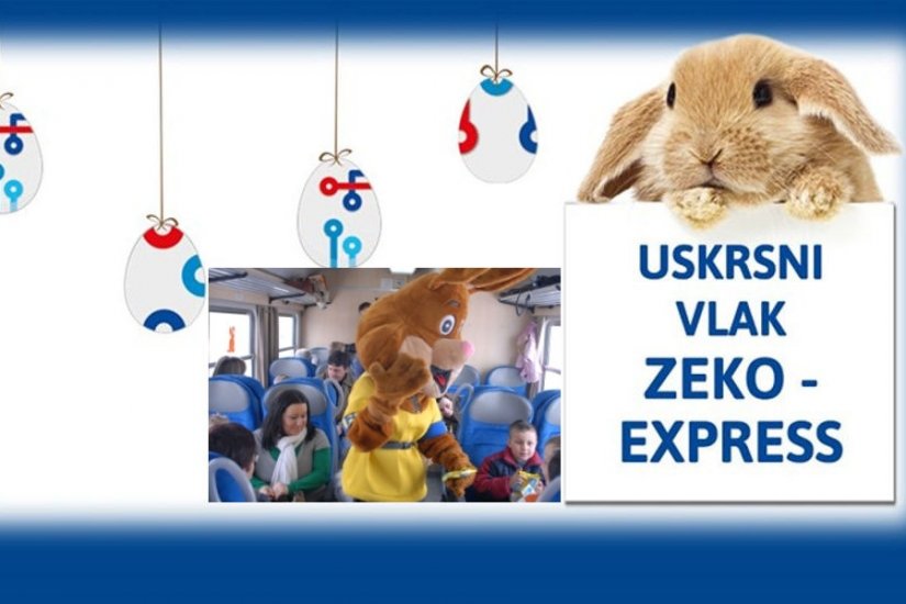 Dijelimo karte za vožnju uskrsnim vlakom &quot;Zeko-express&quot;!