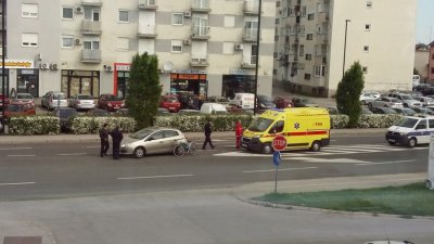 Varaždin: U Supilovoj ulici automobilom udario biciklista