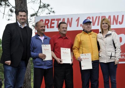 FOTO: Prvosvibanjska proslava na Dravi