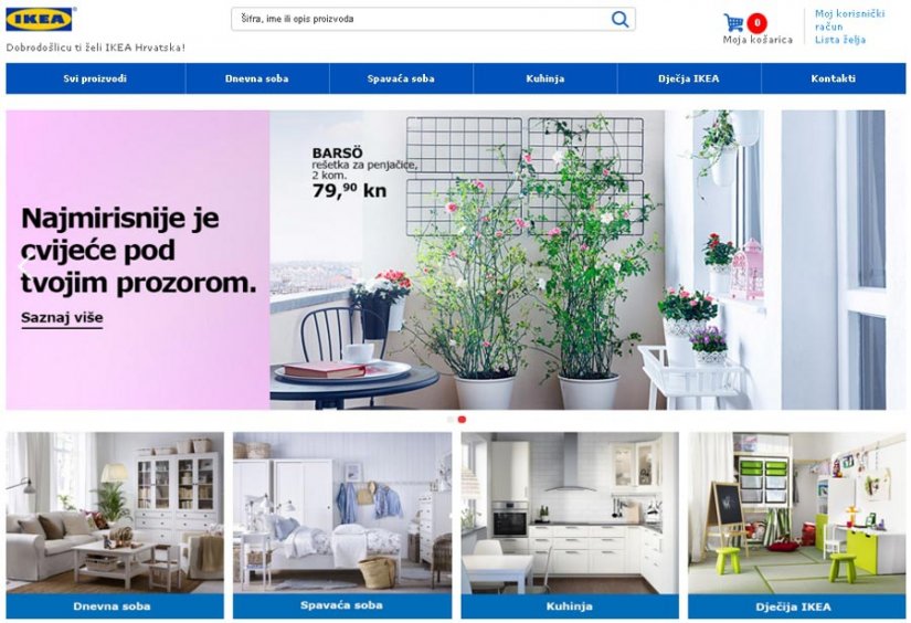IKEA Hrvatska pokrenula internetsku trgovinu