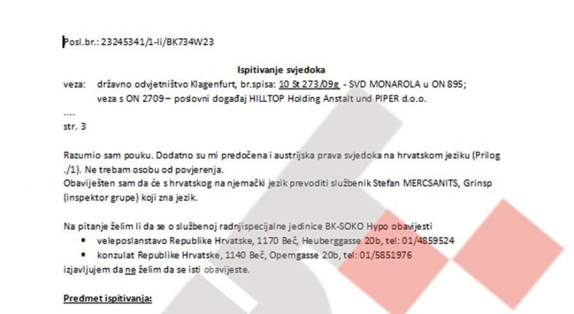 Svjedočenje člana DIP-a Josipa Vreska - Kako sam primio 210.000 eura!
