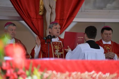 FOTO: Biskup Košić na ludbreškoj Svetoj Nedjelji vjernicima dao smjernice za izbore