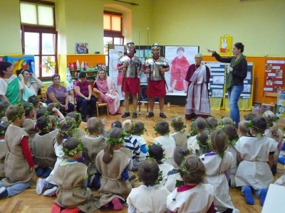 Varaždinske Toplice: Dječji vrtić Tratinčica po prvi je put bio organizator Rimskog dana