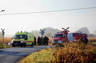 U naletu radnog stroja na pruzi u Jerovcu ozlijeđen 65-godišnji vozač