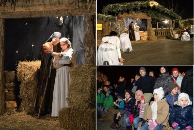 FOTO: Živim jaslicama mladići i djevojke iz Cenacola dočarali duh Božića