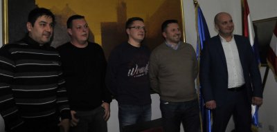 Alen Milak, Goran Hlevnjak, Josip Vojvoda, Romano Puček i Martin Dvorski (s lijeva)