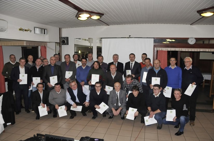 Dobitnici priznanja za pomoć u radu MNK Novi Marof u dosadašnjih 25 godina postojanja kluba