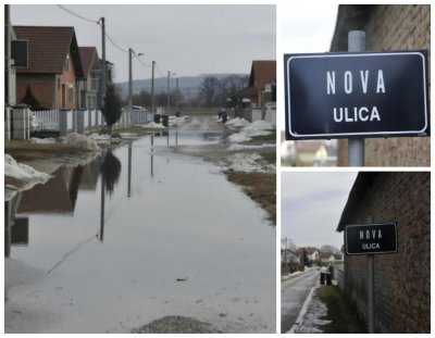 Zbog topljenja snijega poplavljena Nova ulica u Jalkovcu, građani ogorčeni