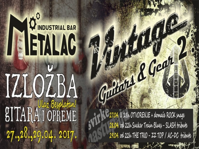 Druga Vintage Guitars &amp; Gear izložba od 27. do 29. travnja u Metalcu u Čakovcu
