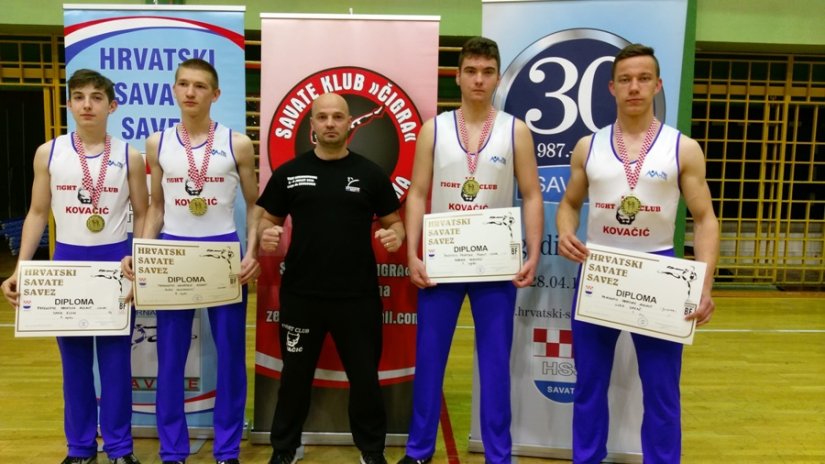 David Klen, Alen Ognjanović, Luka Sakač i Borna Vuković su osvojili zlatna odličja