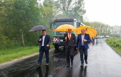 Župan Štromar obišao radove na cesti Veliki Bukovec - Mali Bukovec