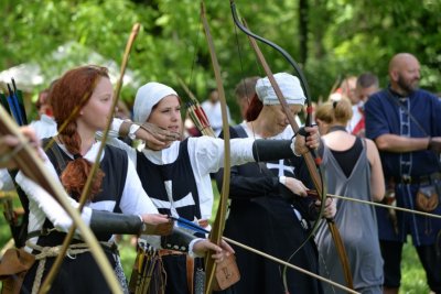 FOTO U Dravskoj šumi streličari i vitezovi kao u srednjem vijeku
