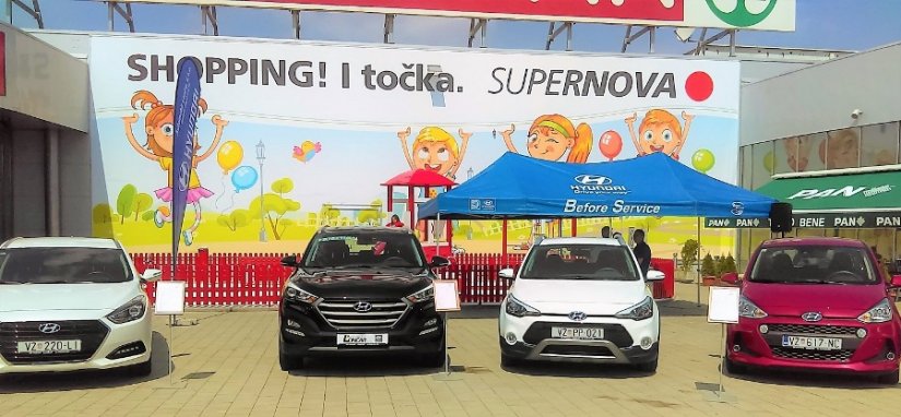 FOTO Autoshow na parkiralištu centra Supernova Koprivnica