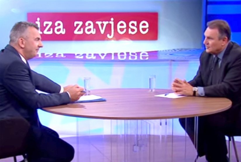 Radimir Čačić gostovao na emisiji HRT-a "Iza zavjese"