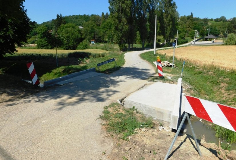 Općina Gornji Kneginec: Proširuje se most na potoku Mozdernjak