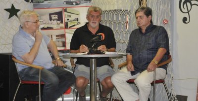 Josip Tot, Krunoslav Kruljac i Drago Posavec (s lijeva) predstavili su Naki Marlex Kup veterana