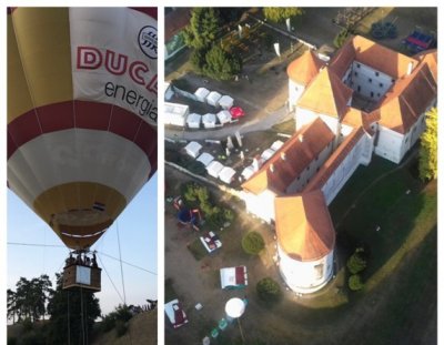 BALONAŠTVO Posjetitelji Špancirfesta letjeli u balonu zahvaljujući grupi Ducati