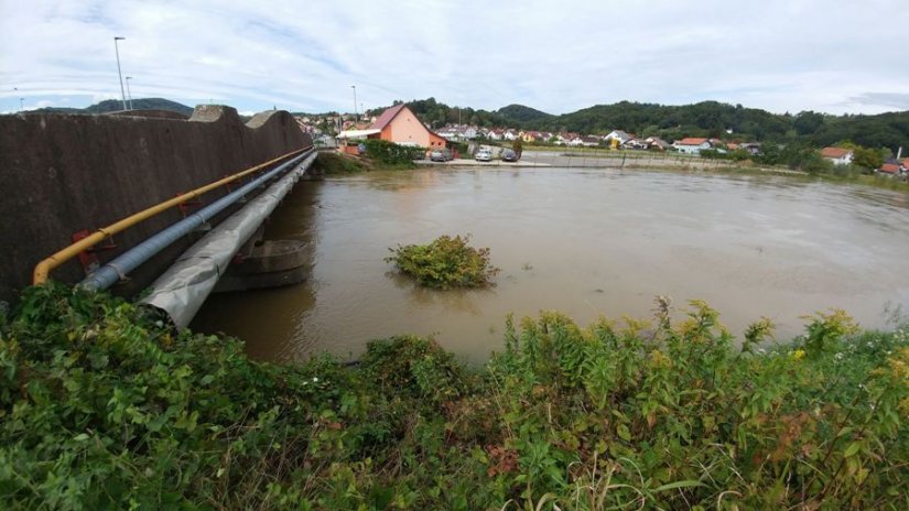 Velik broj padalina na SZ Hrvatske dovela do rasta vodostaja Drave, Bednje i Plitvice
