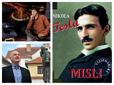 Krešimir Mišak i Denis Peričić promoviraju knjigu o Nikoli Tesli u Varaždinu