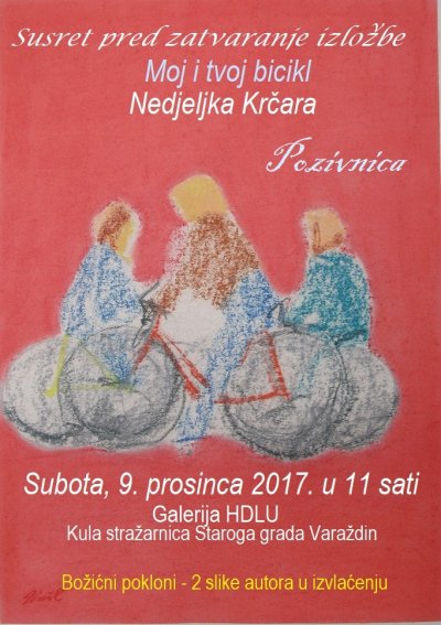 &quot;Moj ili tvoj bicikl&quot; izložba slika Nenada Krčara otvorena još do sutra 10. prosinca