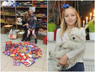 Mala Lara Draganić cijelu godinu se odricala kako bi za siromašnije skupila 345 čokolada