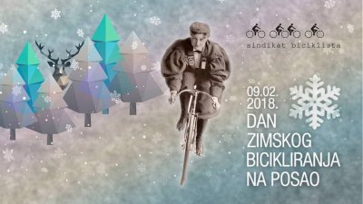 U petak se priključite Danu zimskog bicikliranja na posao