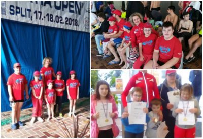 Mali plivači iz kluba za osobe sa invaliditetom Vidra Varaždin uspješni na PH Hrvatske